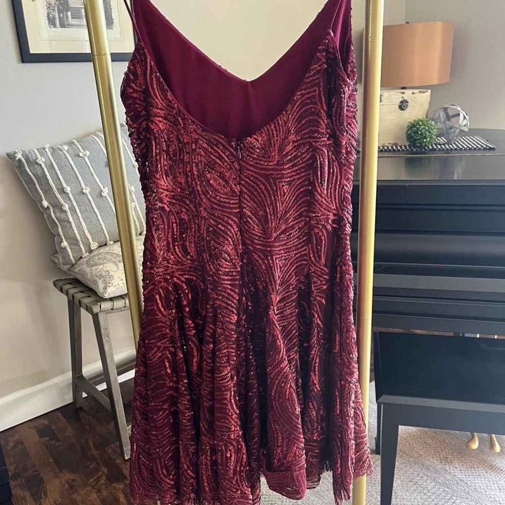 Betsey Johnson ren faire whimsigoth fairy witchy goblin sequin dress - Picture 5 of 8